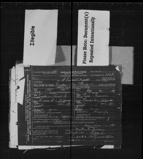 Original Birth Certificate